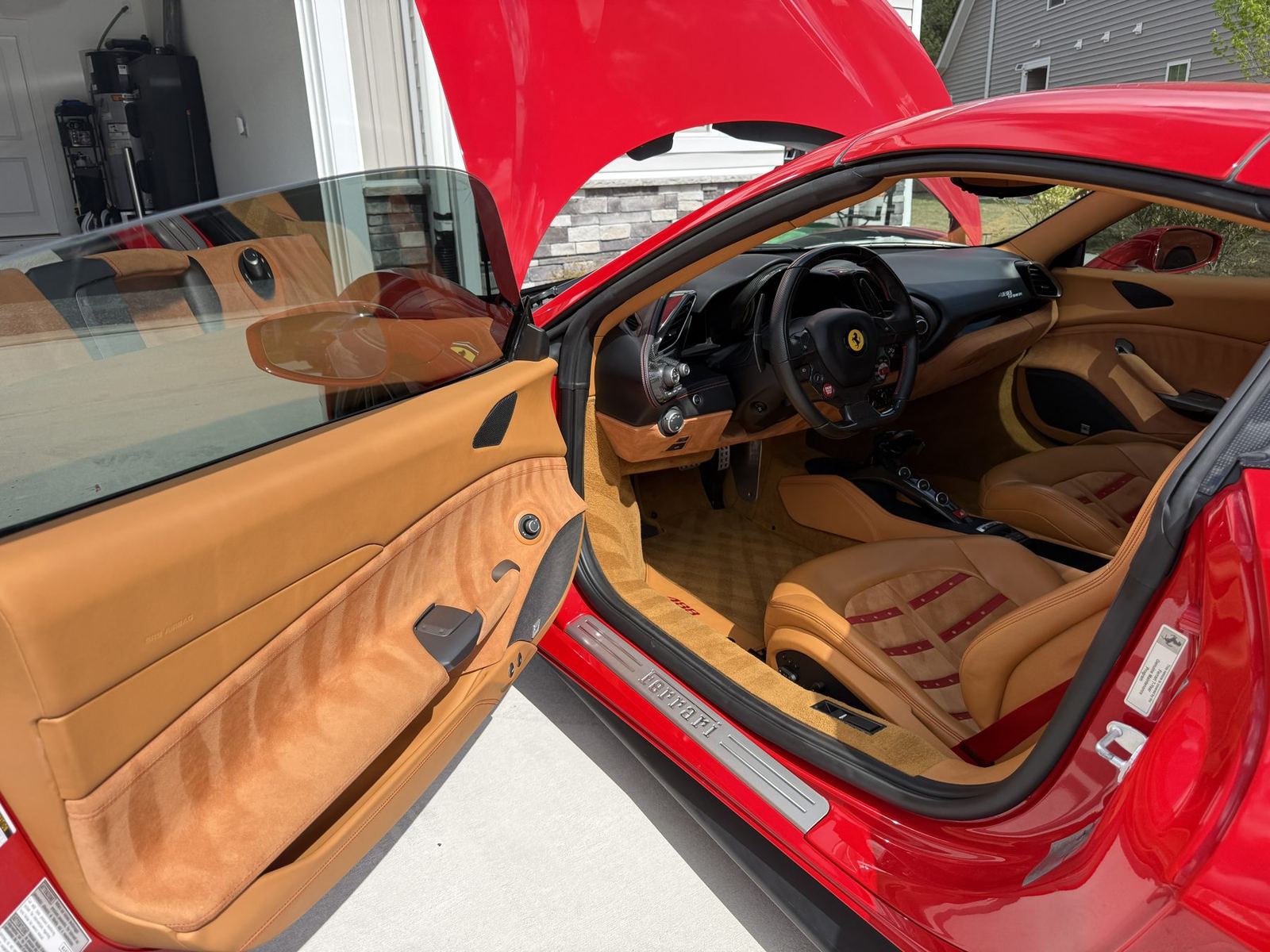 Interior Detailing: Ferrari 488 cabin